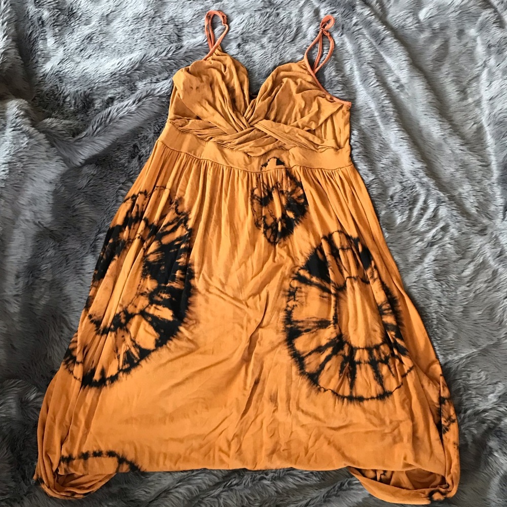 Bohemian Tie Dye Hippie Maxi Dress